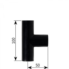 Lataa kuva Galleria-katseluun, Alde kumi T-kappale 22 mm, 100x50 mm, kiristimet