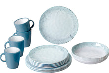 Lataa kuva Galleria-katseluun, Brunner melamiiniastiasto Amalfi, liukueste, 16 osaa