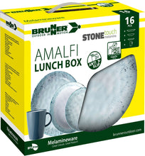 Lataa kuva Galleria-katseluun, Brunner melamiiniastiasto Amalfi, liukueste, 16 osaa