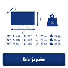 Lataa kuva Galleria-katseluun, Alphatronics TV K-Line+ 19"