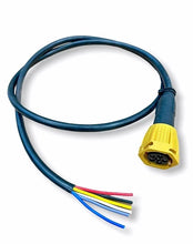Lataa kuva Galleria-katseluun, Bajonet liitin 6-nap vasen 1M-johto Bajonet liitin 6-nap keltainen
