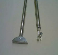 Lataa kuva Galleria-katseluun, DWT pystytanko 28x1 mm, teräs 170-260 cm Teräsjalka/koura