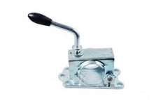 Lataa kuva Galleria-katseluun, Kiinnike 48mm putkelle valurauta pohja Kiinnike Nokkapyörälle 48mm putkelle