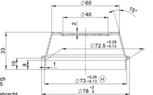 Lataa kuva Galleria-katseluun, Rasvakuppi 73 mm, 3060 AL-KO