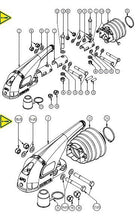 Lataa kuva Galleria-katseluun, Turvakytkimen Knott kahvan suojalevypari