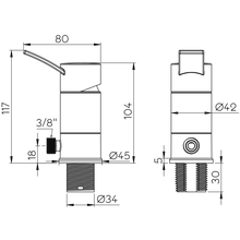 Lataa kuva Galleria-katseluun, Reich suihkunsekoitushana Trend E Kovaputkiliitos