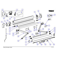 Lataa kuva Galleria-katseluun, Thule Omnistor 5200 tukijalan yläkiinnike oikea