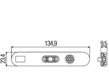 Lataa kuva Galleria-katseluun, Hella Sivuvalo led keltainen 12v