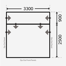 Lataa kuva Galleria-katseluun, Dometic drive-away-teltta Rally Air Pro 330 DA