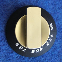 Lataa kuva Galleria-katseluun, Säädinnuppi musta/hopea, uuni