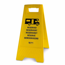 Lataa kuva Galleria-katseluun, Kampa Reserved, varattu -kyltti ulkokäyttöön
