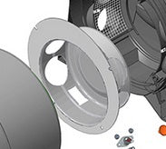 Lataa kuva Galleria-katseluun, Truma kiertoilmakotelo Combi, sisäosa 06/2020- Combi 4, 4 E, 6, 6 E