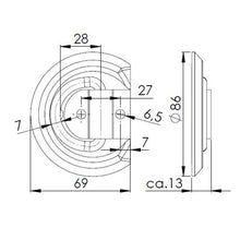 Lataa kuva Galleria-katseluun, Sidontalenkki 2 kiinnitys reikää