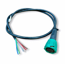 Lataa kuva Galleria-katseluun, Bajonet liitin 6-nap oikea/vasen 1M-johto Bajonet liitin 6-nap vihreä