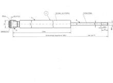 Lataa kuva Galleria-katseluun, Vetopään iskunvaimennin 120 SR vanha Pituus A-390/230mm,Vanha malli