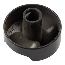 Lataa kuva Galleria-katseluun, Termostaatin säädinnuppi musta/harmaa