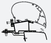 Lataa kuva Galleria-katseluun, Thule kiinnityssarja Master/Movano 2011-