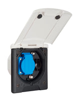 Lataa kuva Galleria-katseluun, Rasia 230V+12V+tv+sat, upotettava valk