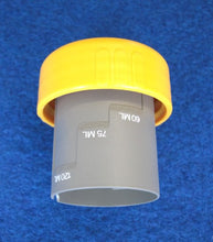 Lataa kuva Galleria-katseluun, Korkki/annostelukuppi kasettikäymälään, keltainen