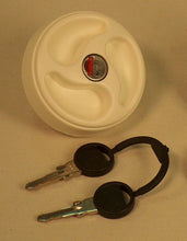 Lataa kuva Galleria-katseluun, Läpiviennin korkki valkoinen