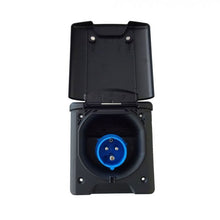 Lataa kuva Galleria-katseluun, Sisäänottorasia 230V, CEE, musta