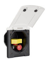 Lataa kuva Galleria-katseluun, Kaasun ulosottorasia valkoinen