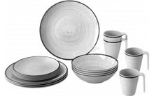 Lataa kuva Galleria-katseluun, Brunner melamiiniastiasto Tivoli, liukueste, 16 osaa