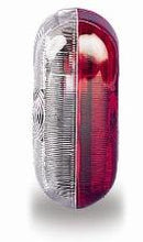 Lataa kuva Galleria-katseluun, Äärivalo pu/va ovaali, painettava lasi