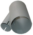 Lataa kuva Galleria-katseluun, Jakokappale 35mm - 65/72mm, harmaa