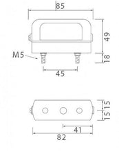 Lataa kuva Galleria-katseluun, Aspöck rekisterikilvenvalo 12v Rekisterikilvenvalo