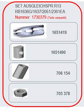 Lataa kuva Galleria-katseluun, Jarruvaijerien tasaussarja, 1-akselinen