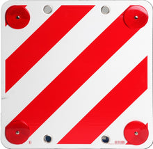 Lataa kuva Galleria-katseluun, Varoituskyltti 50x50cm, puna-valkoinen