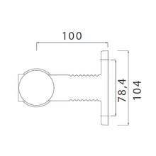 Lataa kuva Galleria-katseluun, Sivuvalo pu/va varsi 100mm 12-24v led