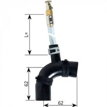 Lataa kuva Galleria-katseluun, Alde kumikulma 22 mm, ilmausruuvilla, kiristimet