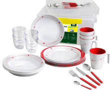 Lataa kuva Galleria-katseluun, Brunner melamiiniastiasto Cosmic, liukueste, 36 osaa