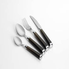 Lataa kuva Galleria-katseluun, Flamefield aterinsetti musta, 16 osaa