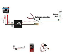 Lataa kuva Galleria-katseluun, Kytkentäsarja lisävalolle 0900397 DT Optibeam