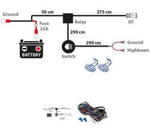 Lataa kuva Galleria-katseluun, Optibeam kytkentäsarja lisävalolle 0900397 DT