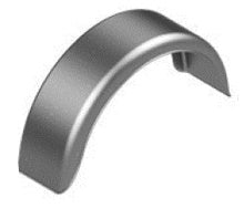 Lataa kuva Galleria-katseluun, Lokasuoja AL-KO De Haan 200x750 pyöreä pelti