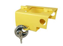 Lataa kuva Galleria-katseluun, Lukituslaite kuulakytkimeen Kytkinlukko riippulukolla