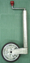 Lataa kuva Galleria-katseluun, Nokkapyörä 200x50, 500kg, ø60mm Umpikumi,teräsvanne
