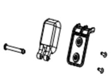 Lataa kuva Galleria-katseluun, Sarana Midi Heki, käsi- ja sähkökäyttöiseen, kiinnikkeet