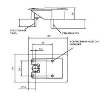 Lataa kuva Galleria-katseluun, Ulko-oven Lukko Caralock Solifer, Kafi, Matkaaja, Böckman