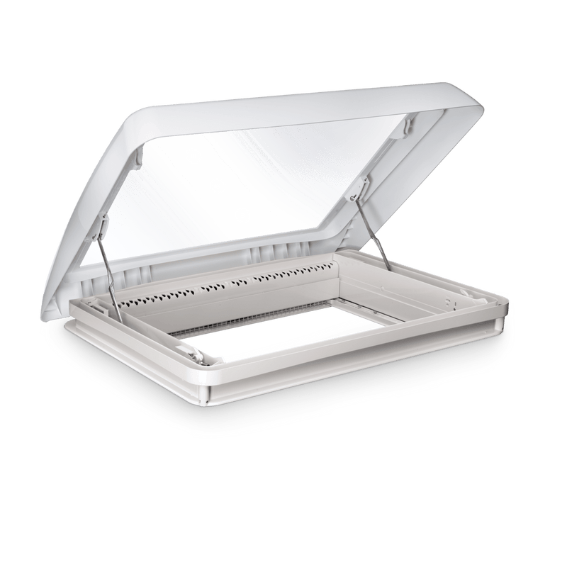 Dometic Midi Heki Style valkoinen, 700x500 veivillä, jatkuva ilmanvaihto