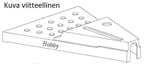 Aisakotelo 230cm vaunuun, valkoinen - ProCaravan
