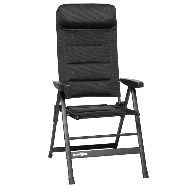 Brunner taitettava ulkotuoli Skye 3D, musta 2kpl