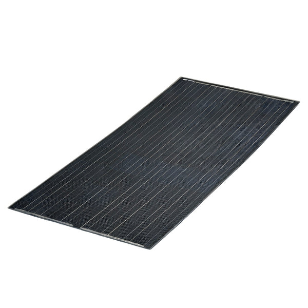 NDS lisäaurinkopaneeli LightSolar LSE 105 W, kytkentärasia paneelin alla - ProCaravan