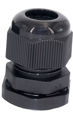 NDS musta johtoläpivienti aurinkopaneeliin, Ø 7-12mm johdolle