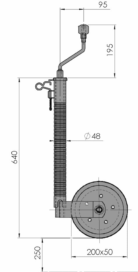 Truma asennussarja Mover, AL-KO M-alusta1900 kg 1900-2000 kg