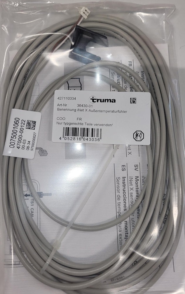 Truma ulkolämpötilan anturi, johto, iNet X paneeli